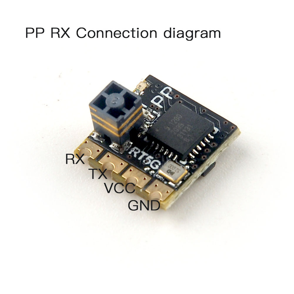 Happymodel 2.4g ExpressLRS ELRS Receptor RX EP2 Nano (Antena Cerámica)